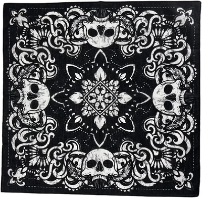 12 Piezas Bandana para Mujer y Hombre 100% Algodón Personalizada Moda Diseño Paisley Multif Foto 1 de 4