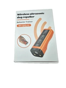 Repellente per cani ad ultrasuoni wireless addestratore comportamento WH-QGQ-01 colore arancione nero - Foto 1 di 8