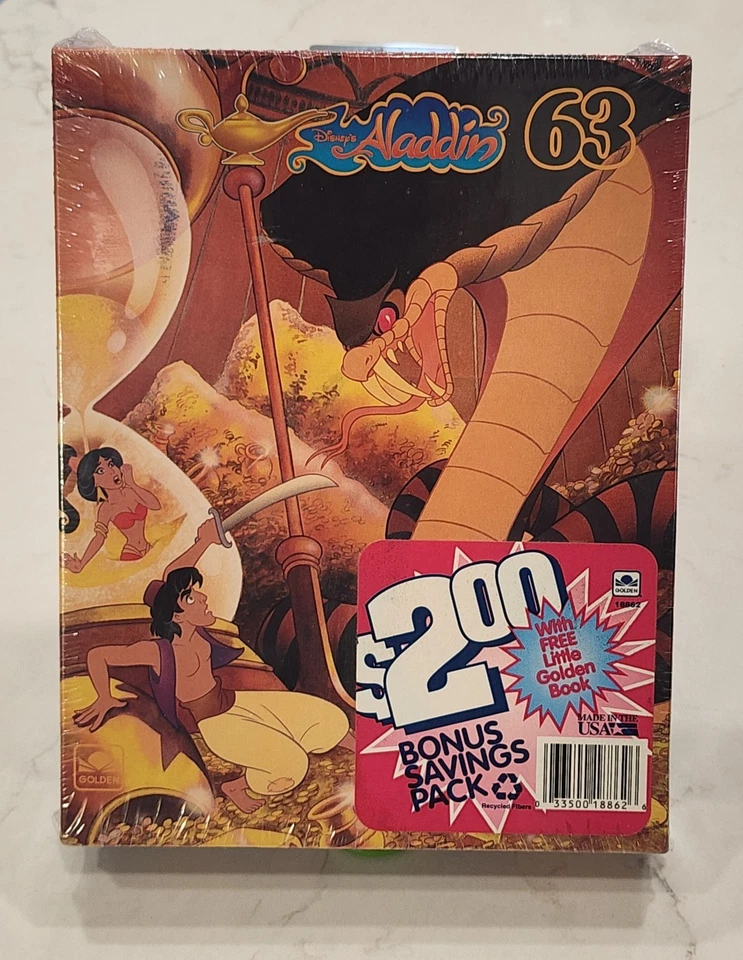 Golden 63 Piece Puzzle of 101 Dalmatians and Bonus Book