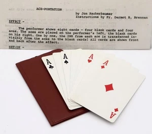 Tarjeta de colección Tannen's As-Portation de Jon Racherbaumer Magic Trick - Imagen 1 de 4