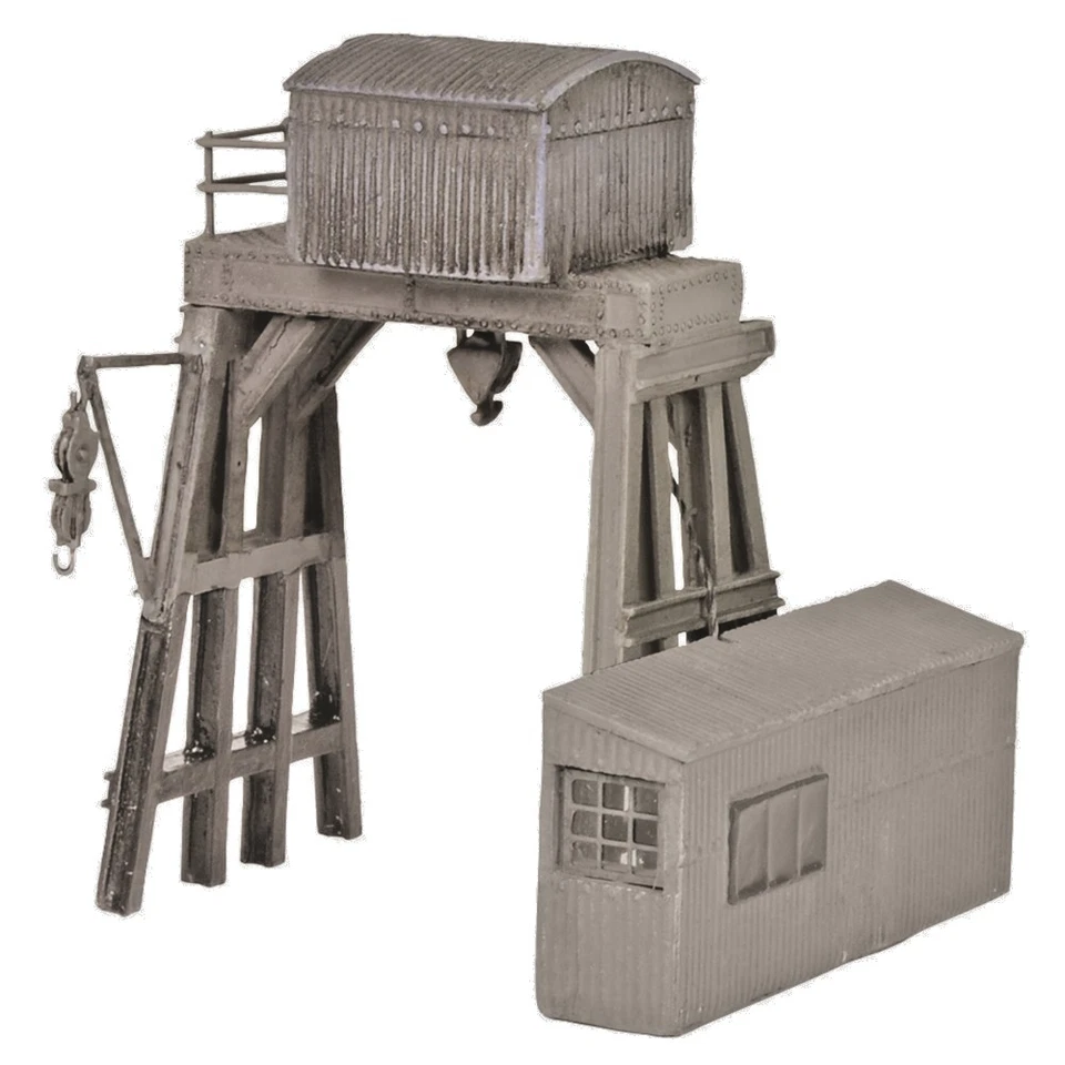 Graham Farish Bachmann 42-072G Scenecraft N Gauge Depot Crane GREY NEW - Image 1 of 1