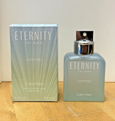 Calvin Klein Eternity Summer 2016 Eau De Toilette 100ml Spray Mens Fragrance NEW - image 1 of 4