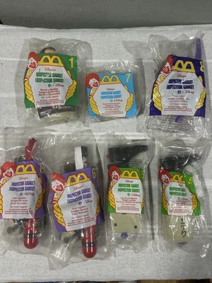 Inspector Gadget 1999 Lot of 7 McDonalds Happy Meal Toys New in bags. #1 5 6 7 8 - Image 1 of 4