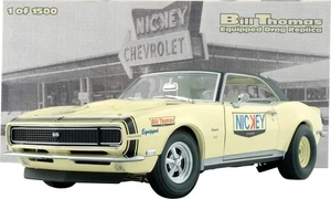 RARE 1968 CHEVY NICKEY SS/RS 427 CAMARO EXACTDETAIL 1:18 LANE BILL THOMAS DRAG - Picture 1 of 7