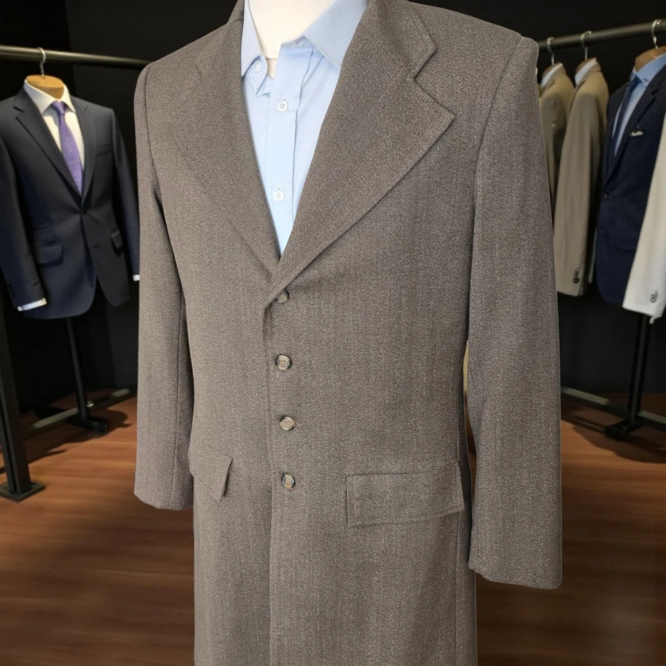 Vtg The Old Frontier Clothing Co Western Highland Wool Frock Coat Mens 40 - Image 1 of 4