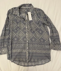 NWT Love & Kyla Seo Caite Womens Size Small Alden Shirt Long Sleeve Blouse Nice - Picture 1 of 10