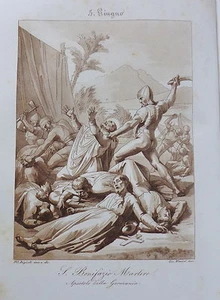1841 SAN BONIFAZIO MARTIRE CON TESTO - Imagen 1 de 1