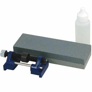 Wood Chisel Sharpening Tool Set 3pc Hone Guide Honing Oil & Combination Stone - Picture 1 of 3