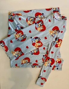 Kids Bluey 2 Piece Pajama Set Size 8 So Soft - Picture 1 of 3