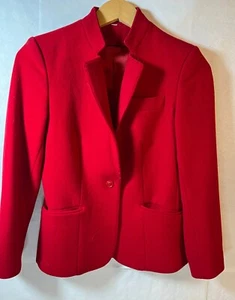 Blazer rojo vintage para mujer, talla 5/6 - Imagen 1 de 8
