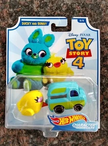 Disney Pixar Hot Wheels Figur Cars Toy Story 4 "Ducky And Bunny" 8 von 8 - Bild 1 von 3