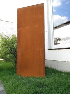 Edelrost Garten Sichtschutz Rost Sichtschutzwand 1mm 031506-1 B75H150cm - Bild 1 von 6