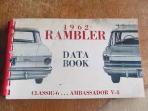 1962 AMC Rambler Classic Ambassador Data Book - Picture 1 of 5