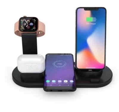 3 in 1 wireless charging station, Universal Adapter, USB Fast Charger - Image 1 of 4