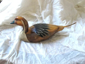Señuelo vintage de pato pintail 1982 tallado a mano pintado por D.R. JACKSON Hunting - Imagen 1 de 9