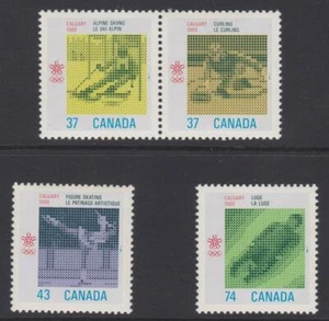 Canada 1988 #1196a-98 1988 Winter Olympics  - MNH (Set of 4) - Picture 1 of 1