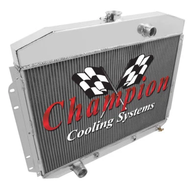 KR Champion 3 Row Radiator for 1961 - 1964 Ford F-Series Factory V8 Engine Foto 1 de 4