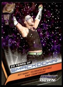 2019 WWE Smackdown Live 20 Years SD-25 Jeff Hardy Celebrates His First WWE Champ