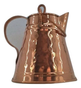 Caraffa in rame con manico arredo cucina casa taverna rustico ristorante - Picture 1 of 2