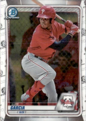 2020 BOWMAN CHROME PROSPECT PHILADELPHIA PHILLIES - LUIS GARCIA #BCP-126 - Image 1 of 2
