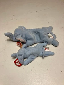 Ty Peanut Beanie Baby and Teeny Peanut Beanie Baby - Picture 1 of 1