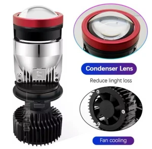 Kit Led H4 conversione da alogena a lenticolare - 120w, 30000 Lumen SUPERLIGHT  - Foto 1 di 4