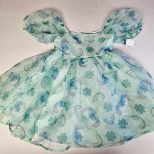 Disney Stitch Size 8 Mint Green Dress - Picture 1 of 5