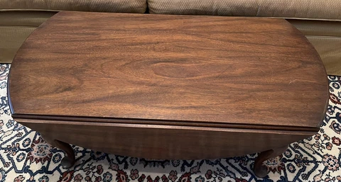 Henkel Harris Queen Anne Mahogany Dropleaf Coffee Table Style 5206 #2 Cover
