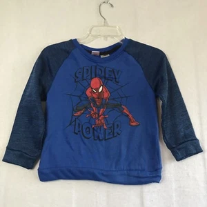 Marvel Spiderman Kind Gr. 6 Spider Power blau Sweatshirt - Bild 1 von 8