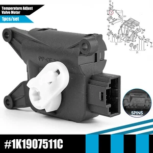 GEBLÄSE MISCHKLAPPE STELLMOTOR KLIMAANLAGE FÜR AUDI A3 VW GOLF 5 6 TOURAN PASSAT - Bild 1 von 8