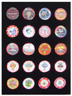 9x12 BLACK DISPLAY INSERT FOR 20 CASINO POKER CHIPS (NOT INCLUDED)
