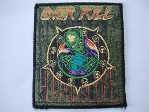 OVERKILL PATCH Original 1991 Vintage Aufnäher 11x9,5cm Testament Thrash Metal - Picture 1 of 3