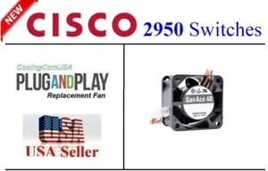 1x Ventilador de repuesto nuevo para Sunon KDE1204PKVX NMB 1608KL-04W-B79. Cisco 2950 2811 - Imagen 1 de 10