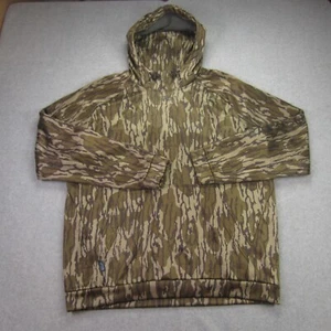AFTCO Hoodie Mens L Camo Reaper Mossy Oak Bottomland Hunting Outdoor Sweatshhirt - Picture 1 of 15