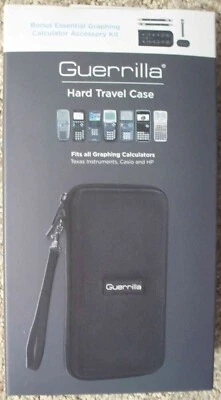 Guerrilla Black Hard Travel Case with accessories -Fits All Graphing Calculators - Image 1 of 2