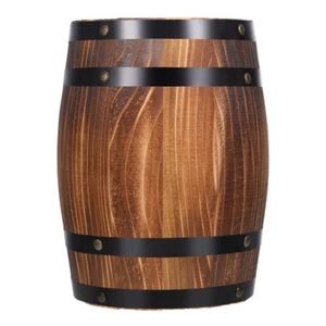 Barril de roble decoración piso vino para encimera de cocina cerveza decorativa - Imagen 1 de 11