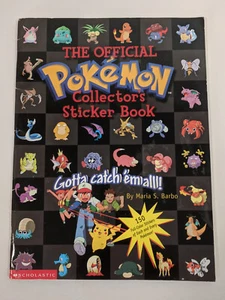 Vintage Pokémon Collector's Sticker Book Original 150 Gen 1 - Picture 1 of 6