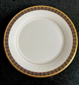 Lenox Tudor Dinner plate Cobalt & Gold Trim ~ 10 1/2” - Picture 1 of 11