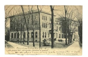 Postcard University of Michigan Law Building Ann Arbor • Posted Undivided Back - Picture 1 of 4