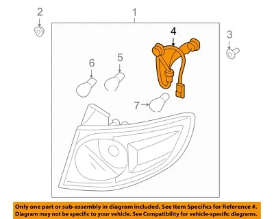Luz trasera y cable HYUNDAI OEM Santa Fe 924800W050 Foto 1 de 2