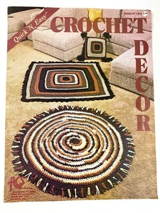 Almohada y alfombra geométrica Quick N Easy decoración de ganchillo alfombra circular ragtime ACS  - Imagen 1 de 3