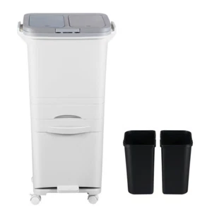 Mülleimer 1pc Schubfächer Eimer Küche platzsparend Schrank Abfalleimer 42 Liter - Bild 1 von 9