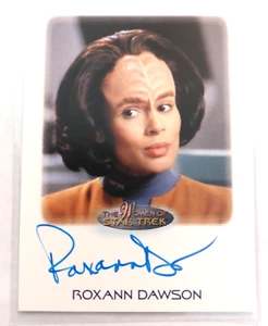 2017 Women of Star Trek 50th Anniversary Roxann Dawson B'Elanna T autograph card - Picture 1 of 3