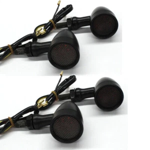 4x Motorcycle LED Turn Signals Lights For Honda Shadow Spirit Aero Ace 1100 750 - Picture 1 of 12