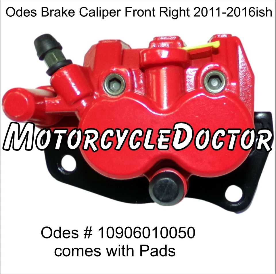 CALIPER, Freio, FRONTAL,DIREITA, Almofadas,UTV,800,ODES,Vermelho,Dominador,D2,D4,10906010050 - Imagem 1 de 4