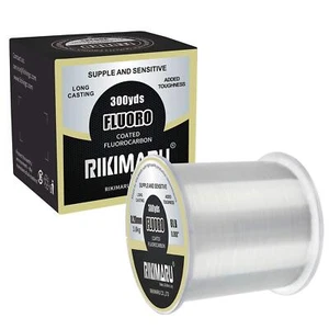 Fluoro Fishing Line,100% Fluorocarbon Coated Fishing Line(Clear/0.23mm/300Yds) - Picture 1 of 6