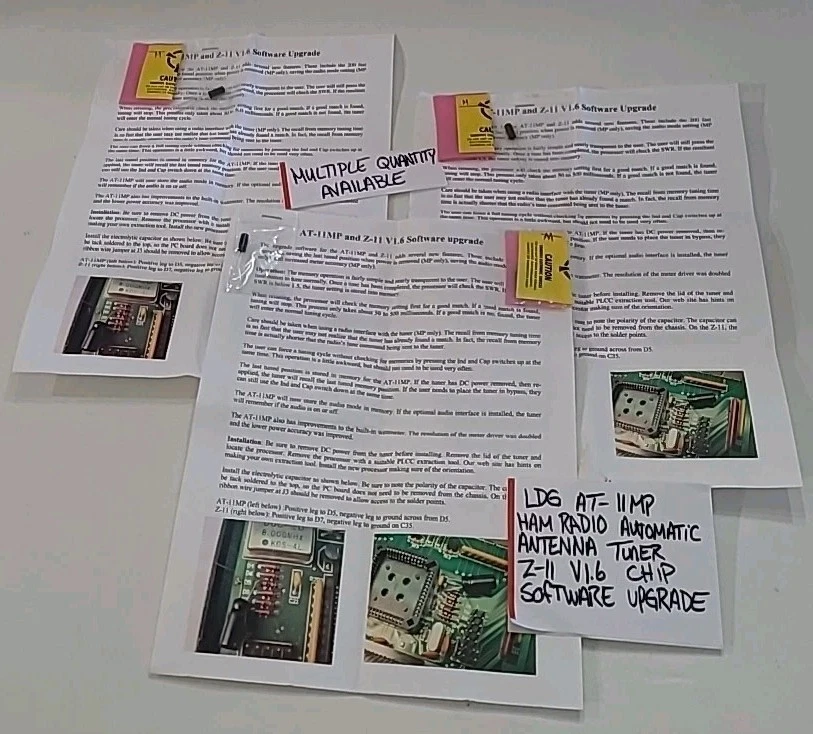 Sintonizador de antena automático de radioaficionado LDG AT-11 MP Z-11 V1.6 chip de actualización de software Foto 1 de 4