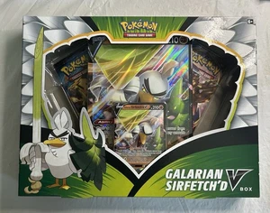 Factory ERROR Galarian Sirfetch’d V Box - Sealed New Pokémon TCG - Picture 1 of 5