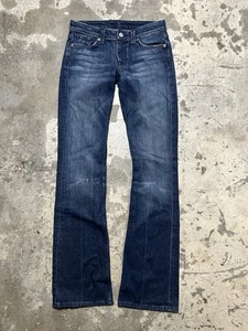 7 For All Mankind The FLINT Bling Jean Women’s Size 27 Stretch Denim 30x35 - Picture 1 of 9