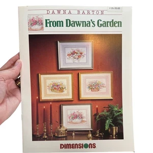 Dimensions From Dawna's Garden Cross Stitch Pattern Booklet Dawna Barton Floral - Picture 1 of 5